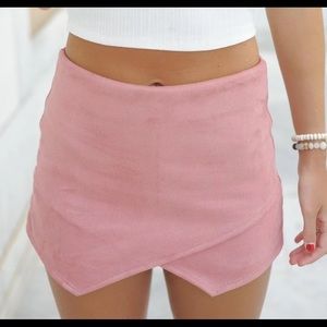 Blue blush dusty rose skort